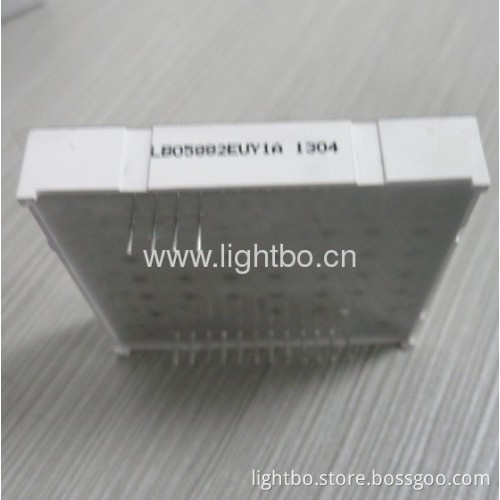 Ultra Bright Amber 2.0" 5mm 8 X 8 Dot Matrix Led Display For Moving Signs,traffic Message Boards,queue Systems 